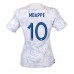 Frankrike Kylian Mbappe #10 Borta matchtröja Dam VM 2022 Kortärmad Billigt